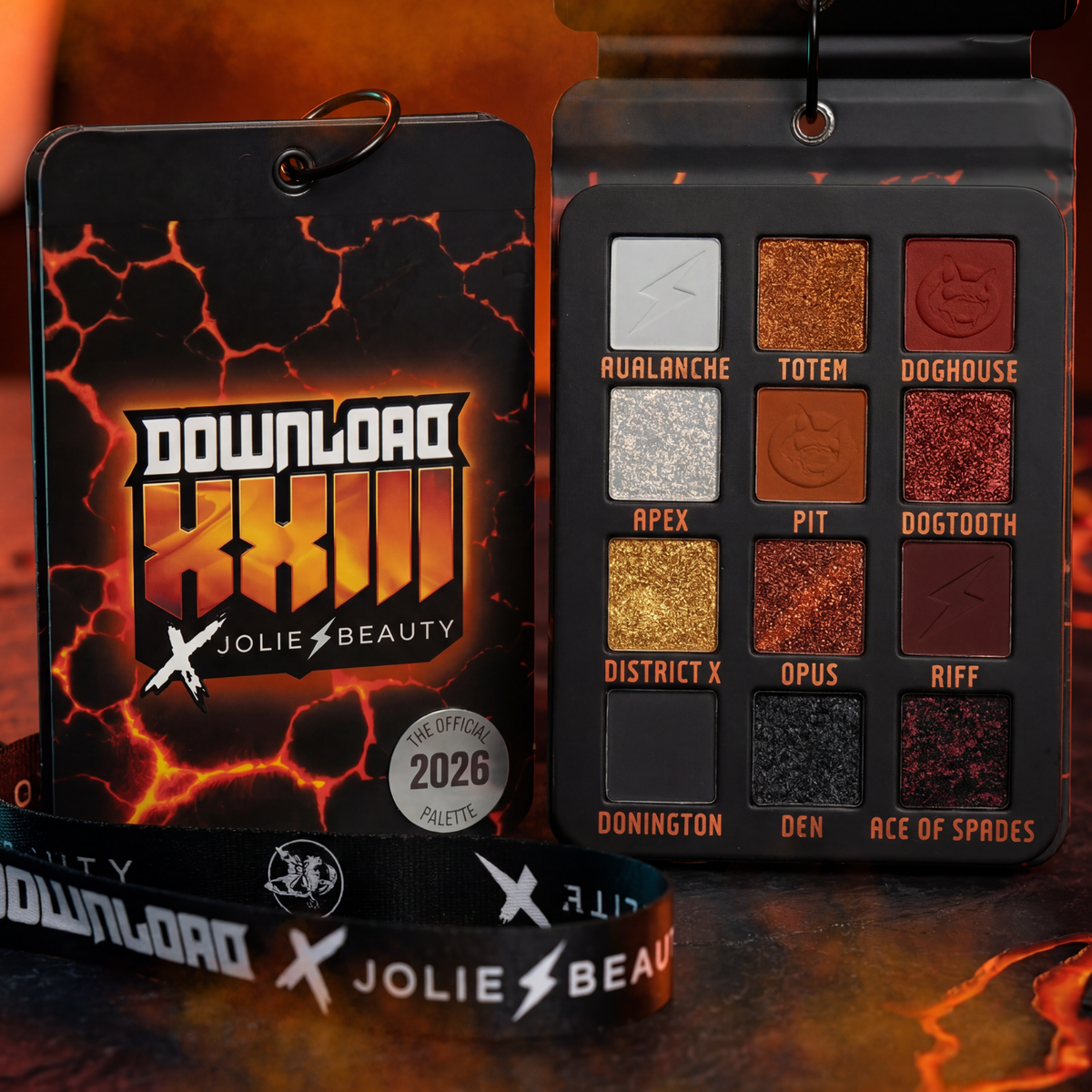 Official image for Jolie Beauty launches Download Festival collaboration