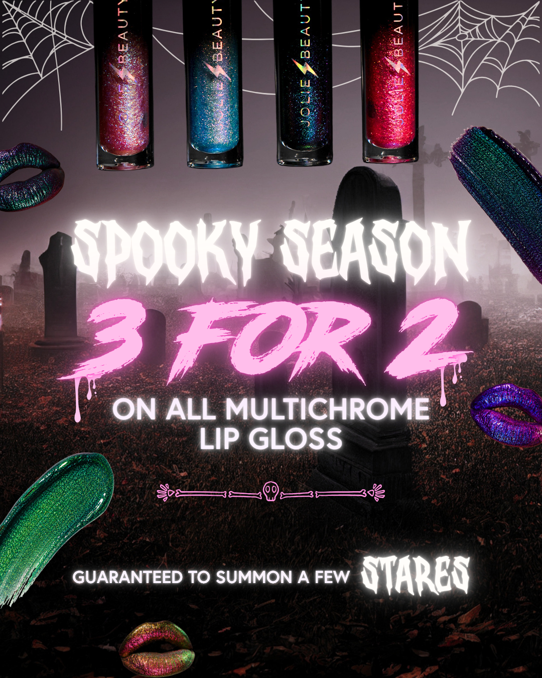 Spooky Season: 3 for 2 on all Multichrome Lip Gloss